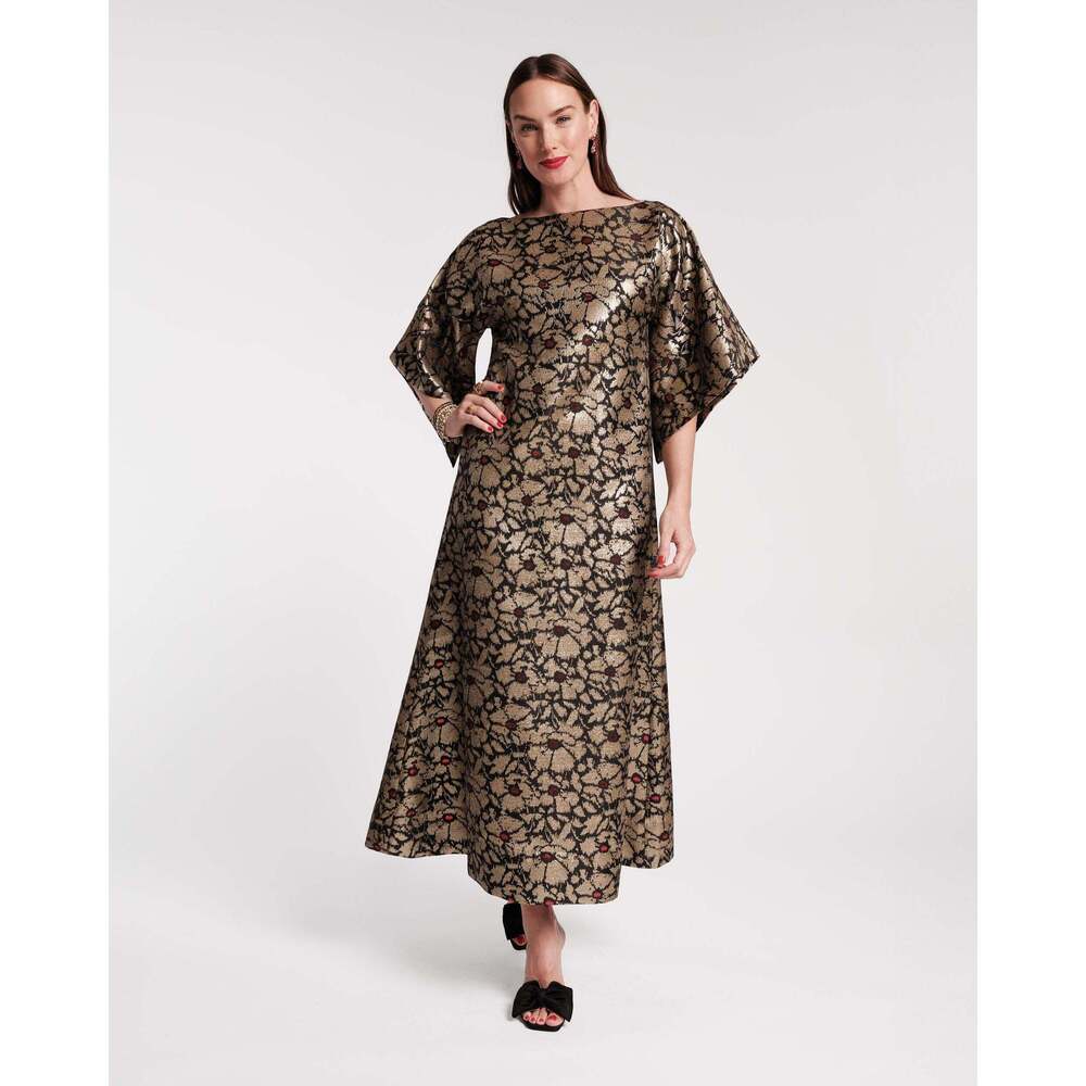 Spinnaker Jacquard Maxi Dress